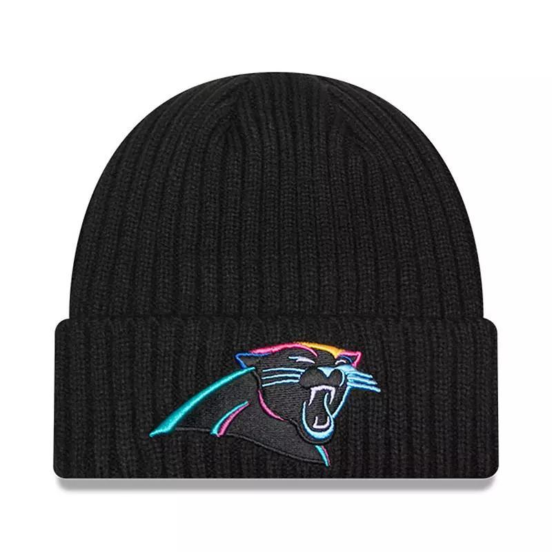 Mens New Era Carolina Panthers 2024 NFL Crucial Catch Cuffed Knit Hat Product Image