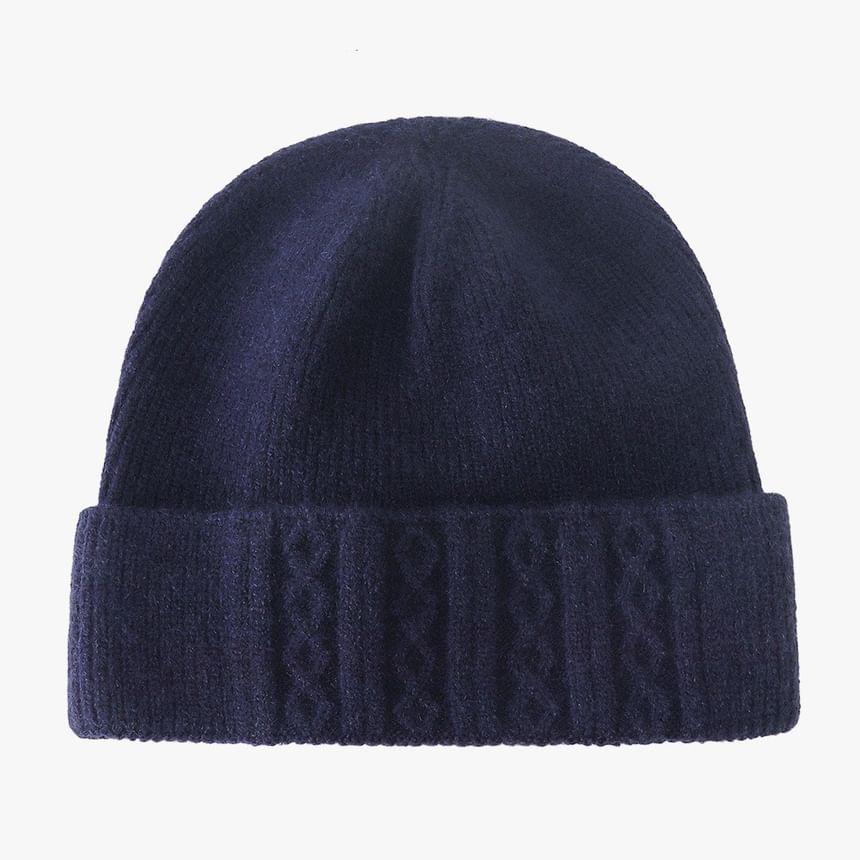 Plain Cable Knit Beanie product image