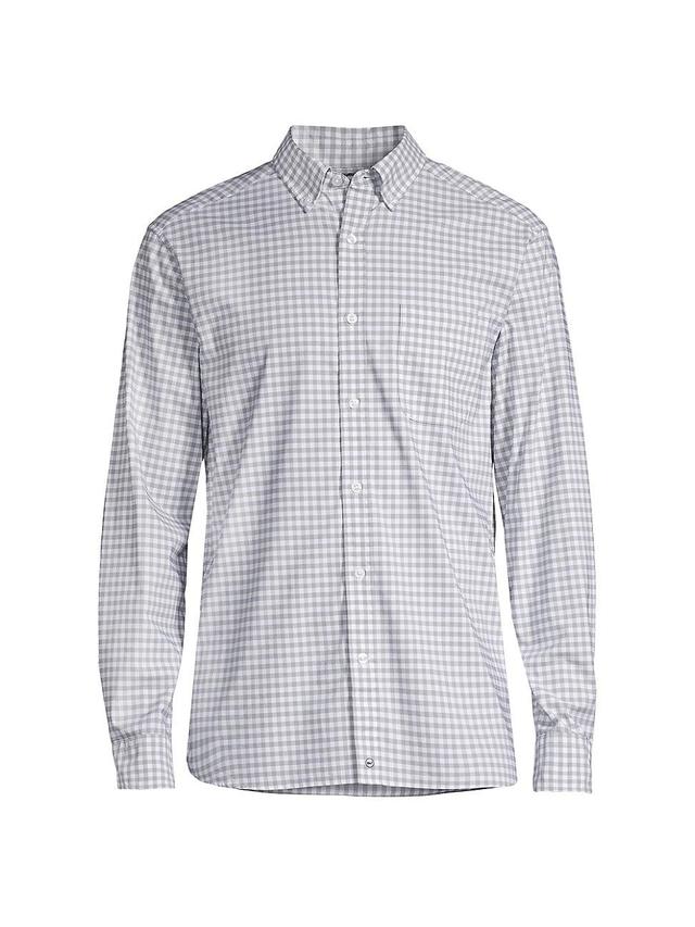 Mens On-The-Go Brrr Gingham Shirt Product Image