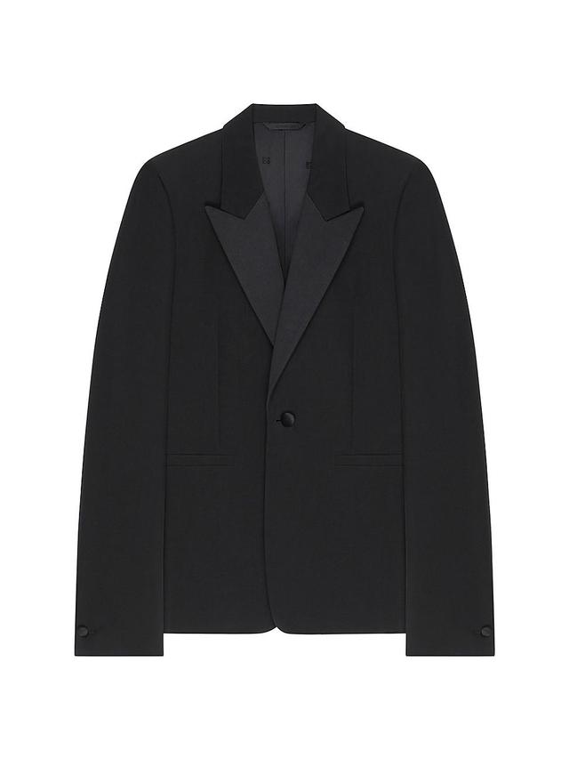 Mens Slim Peak-Lapel Tuxedo Jacket Product Image