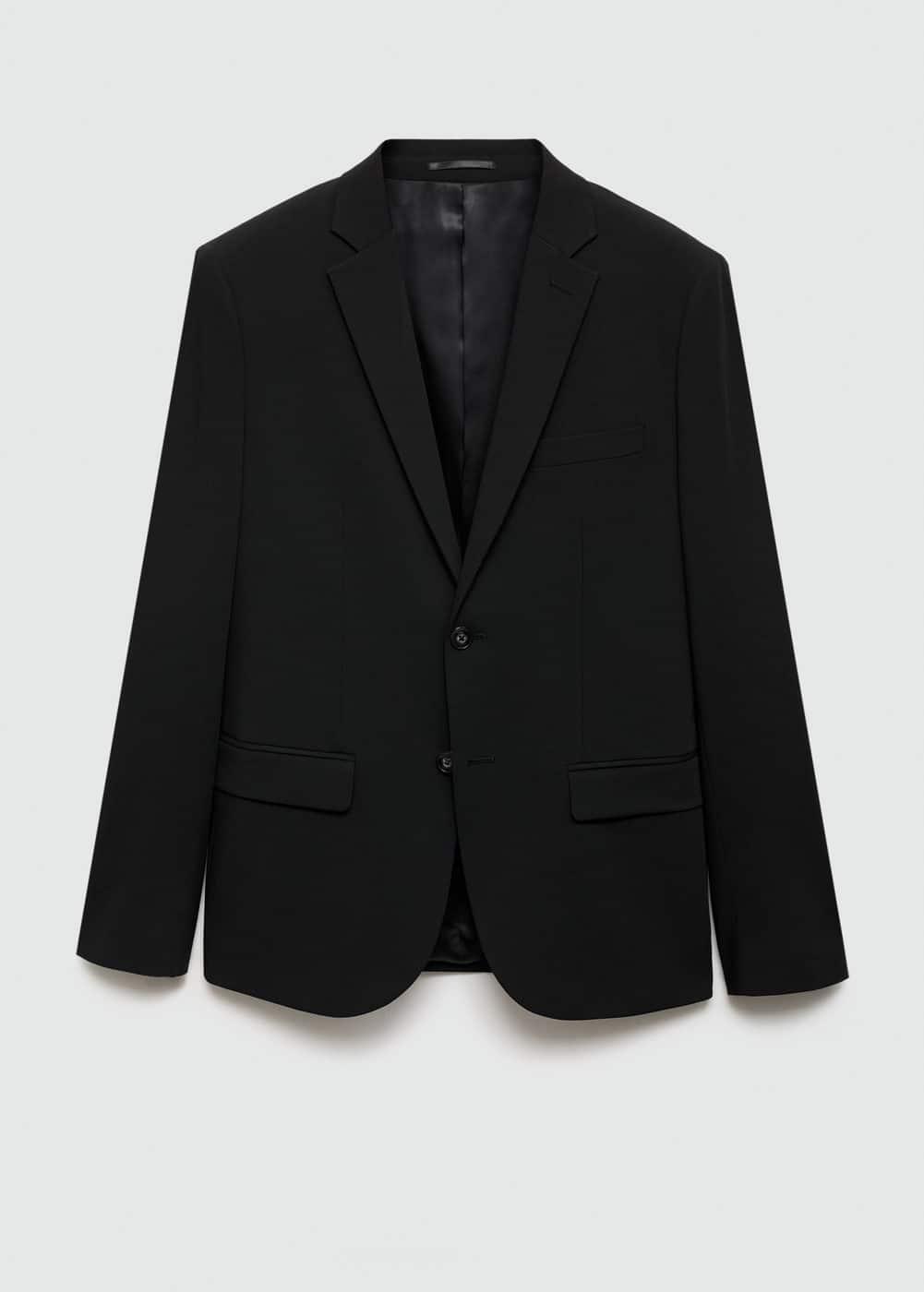 Super slim-fit suit blazer in stretch fabric - Men | MANGO USA Product Image