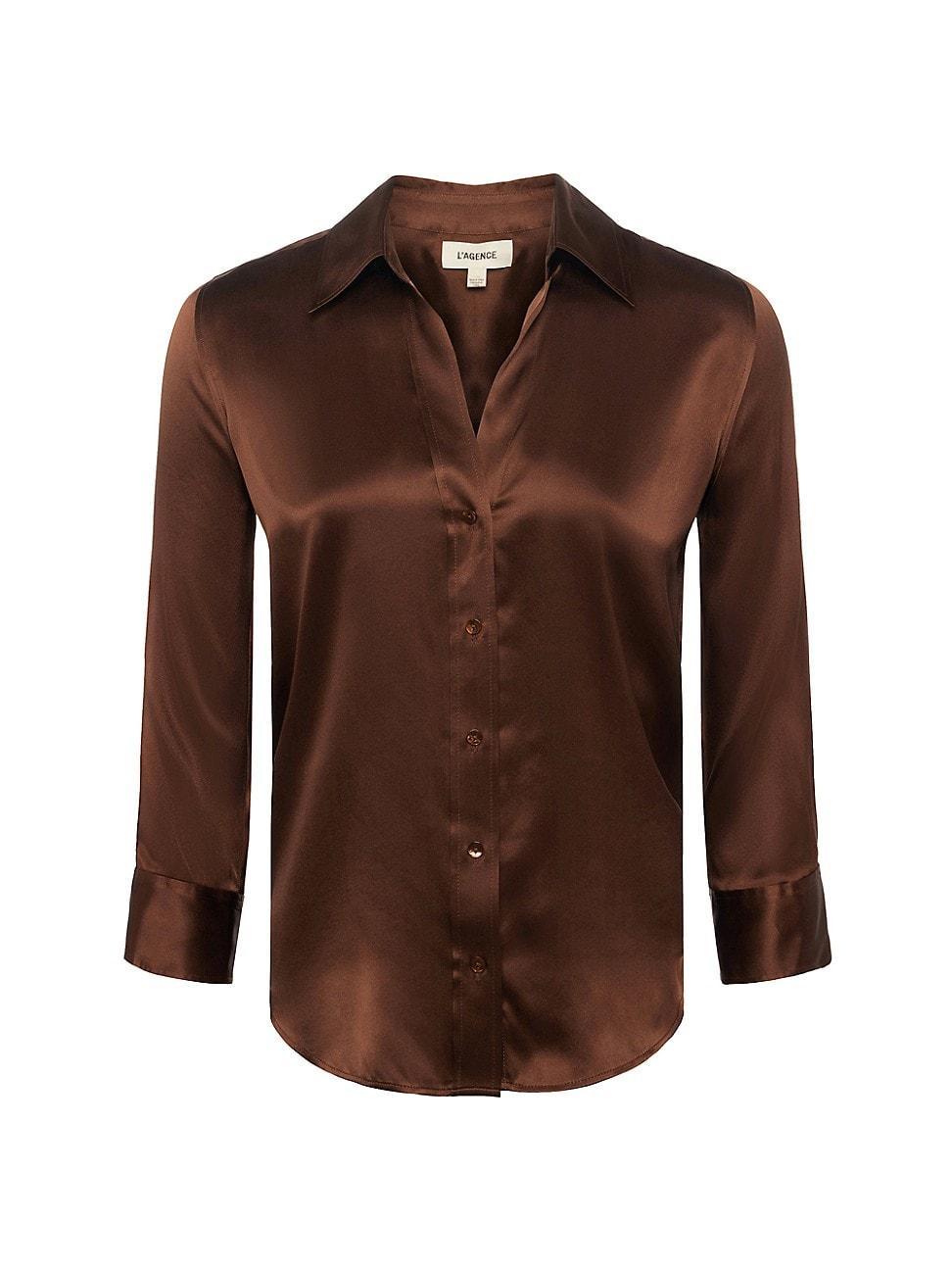 L'AGENCE Dani Blouse Size L, M, XL, XS. Product Image