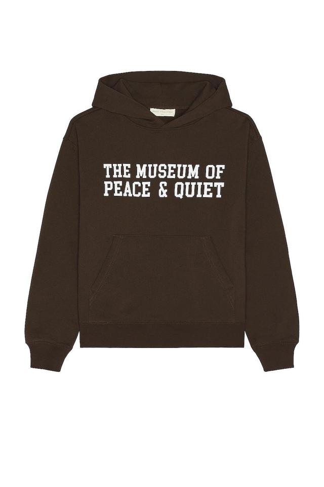 Museum of Peace and Quiet Campus Hoodie in Green Product Image