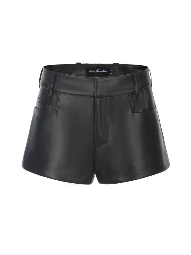 Victoria Leather Shorts Product Image