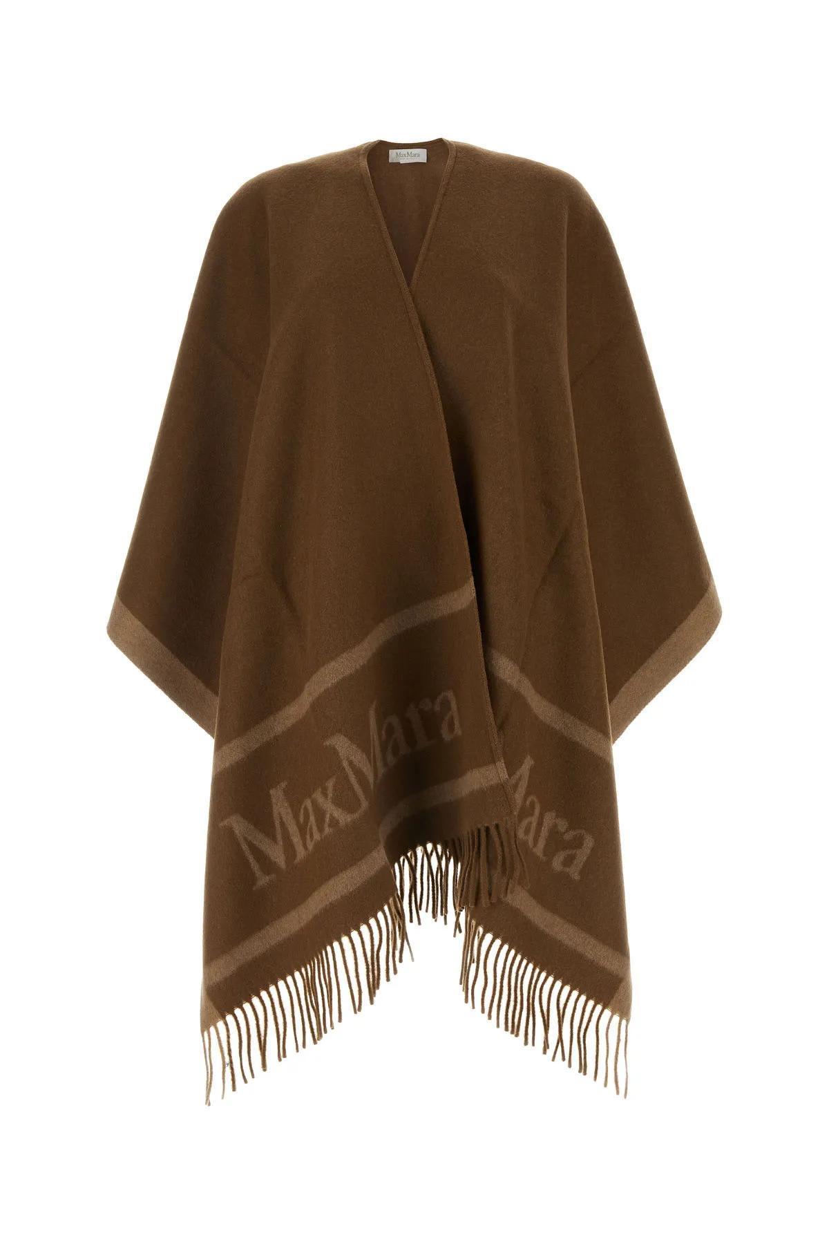 Brown Wool Hilde Cape Product Image