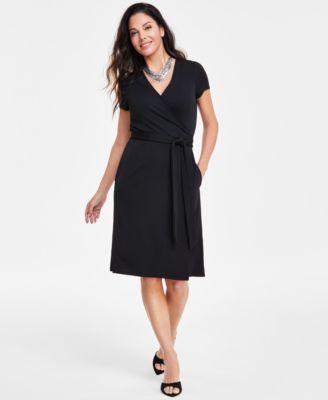 I.n.c. International Concepts Womens Wrap Dress, Created for Macys Product Image