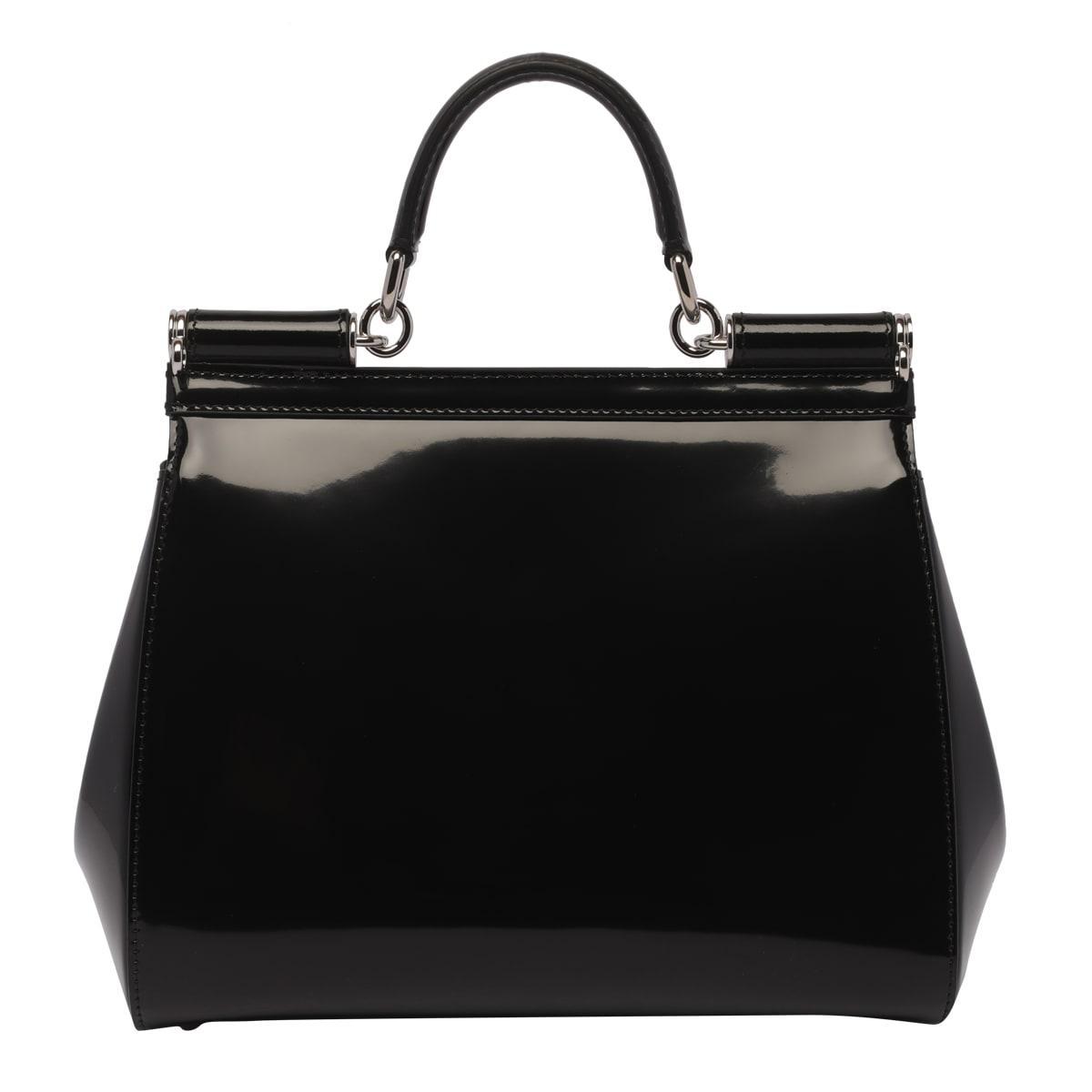 Medium Sicily Bag In Black Product Image