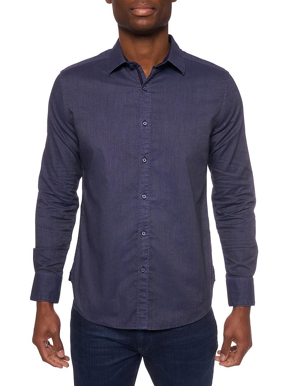 Mens Serpens Woven Button-Up Shirt Product Image