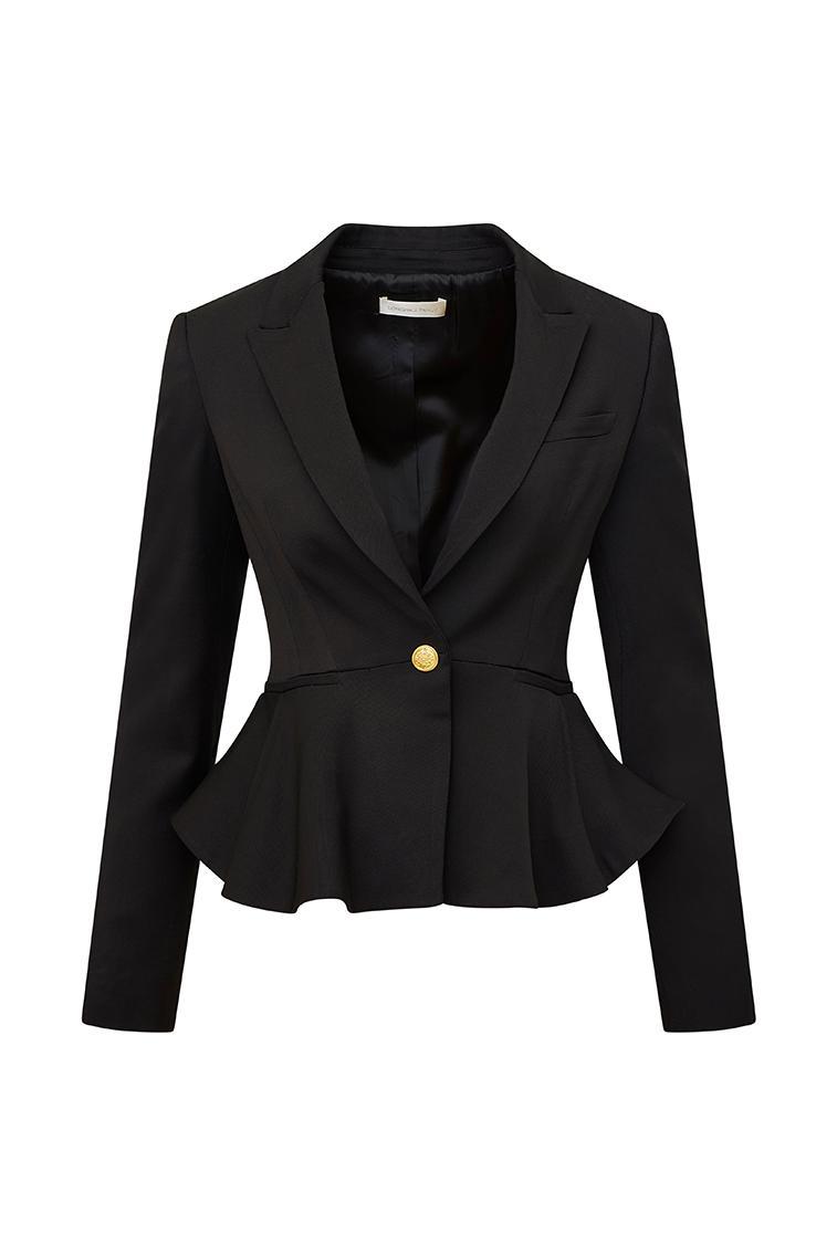 Pantonia Wool-Blend Peplum Blazer Product Image