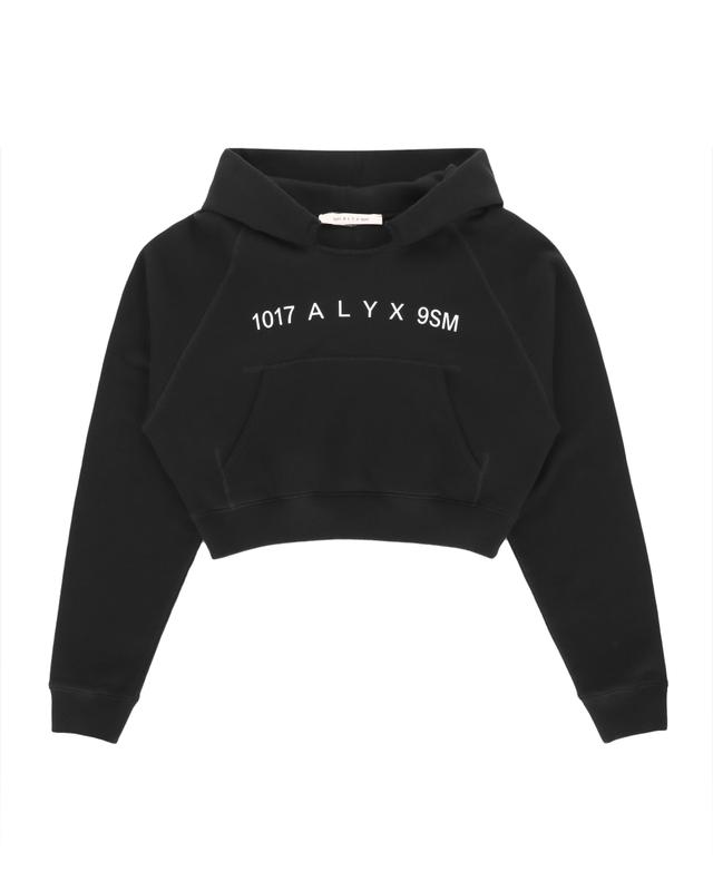 1017 ALYX 9SM | COLLECTION LOGO CROPPED HOODIE | SWEATSHIRTS Product Image