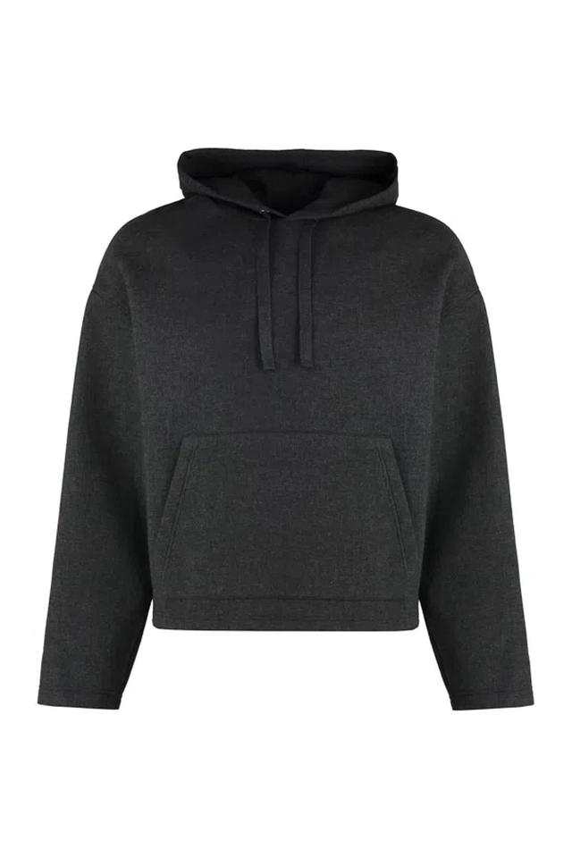 AMI ALEXANDRE MATTIUSSI Wool-blend Sweatshirt In Grey Product Image