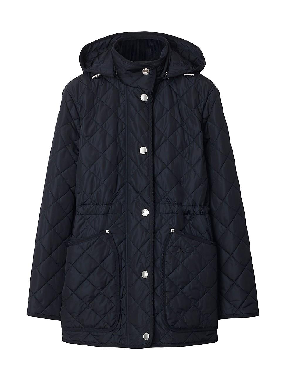 Womens Roxbugh Quilted Hooded Jacket Product Image