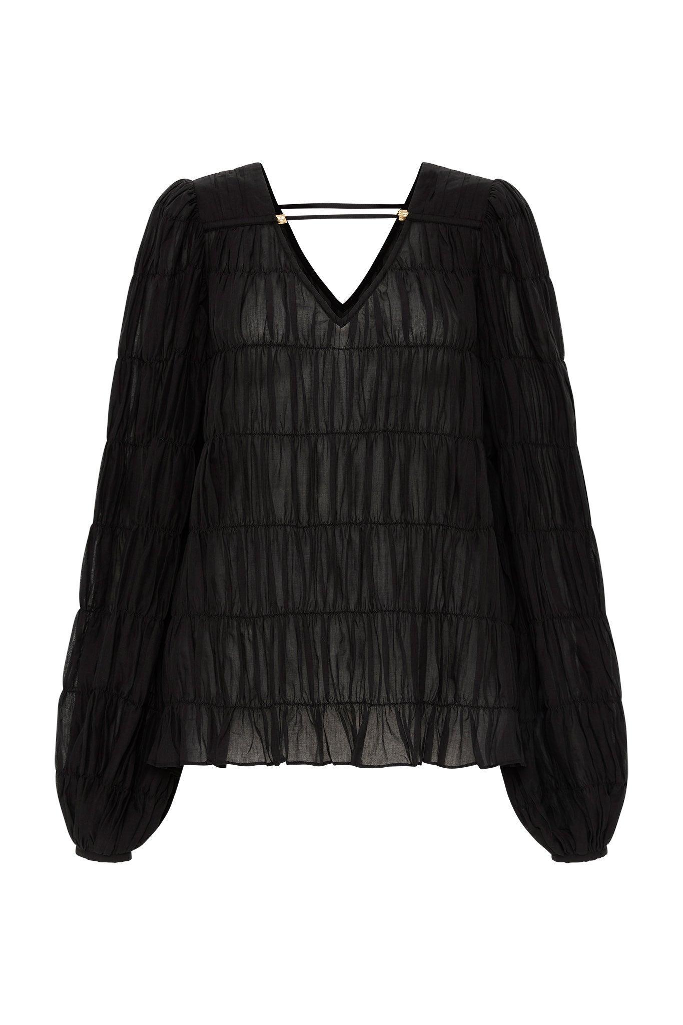 Evelina Ruched Blouse Product Image