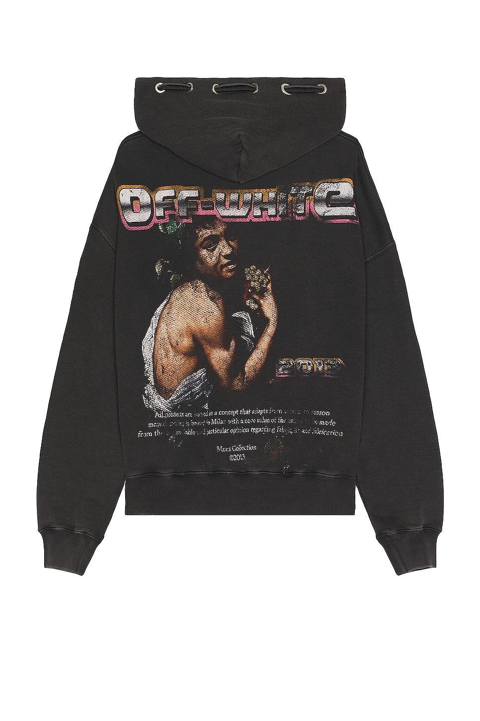 OFF-WHITE Digit Bacchus Hoodie in Black - Black. Size M (also in L, S, XL/1X). Product Image