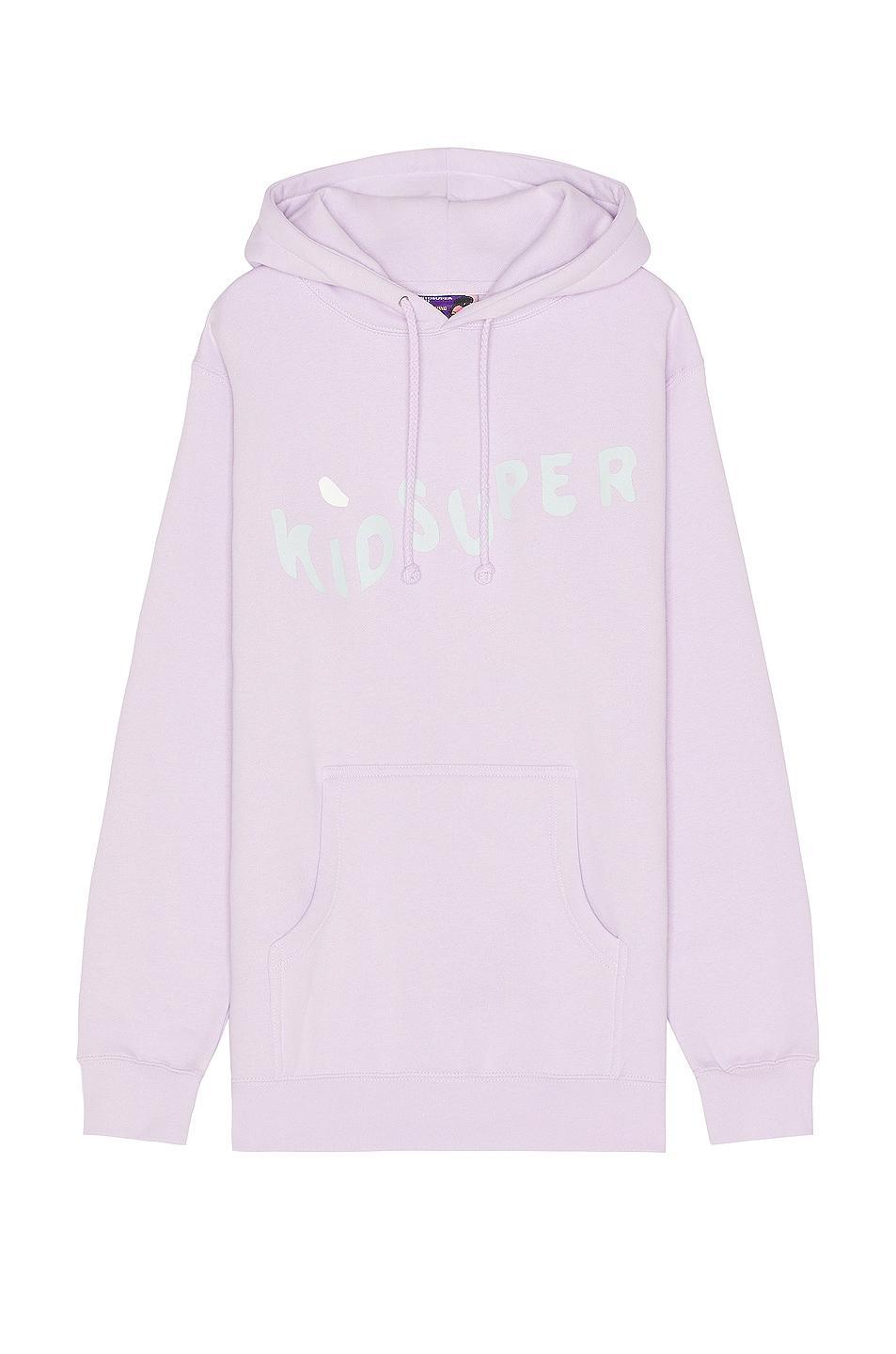 KidSuper Hoodie in Lavender Product Image