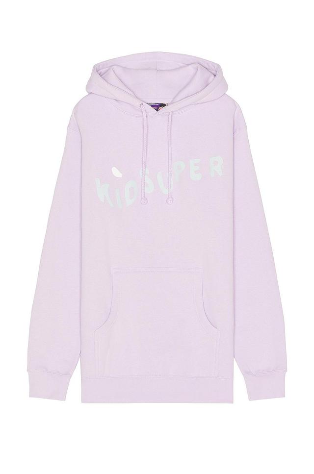 KidSuper Hoodie in Lavender Product Image