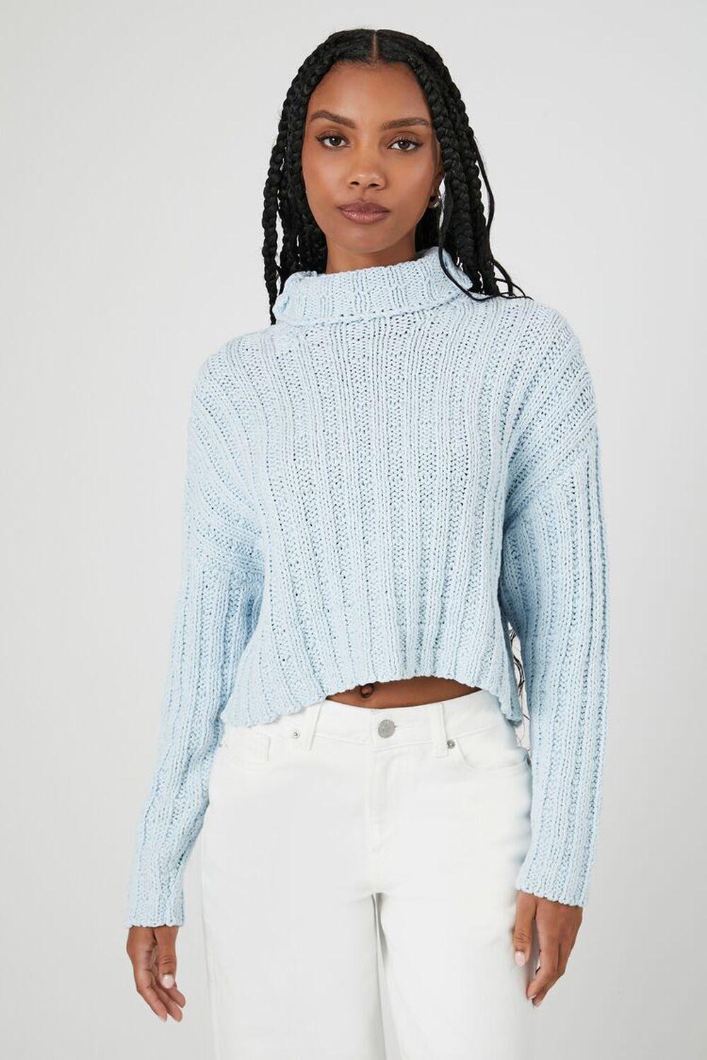 Ribbed Knit Turtleneck Sweater | Forever 21 Product Image