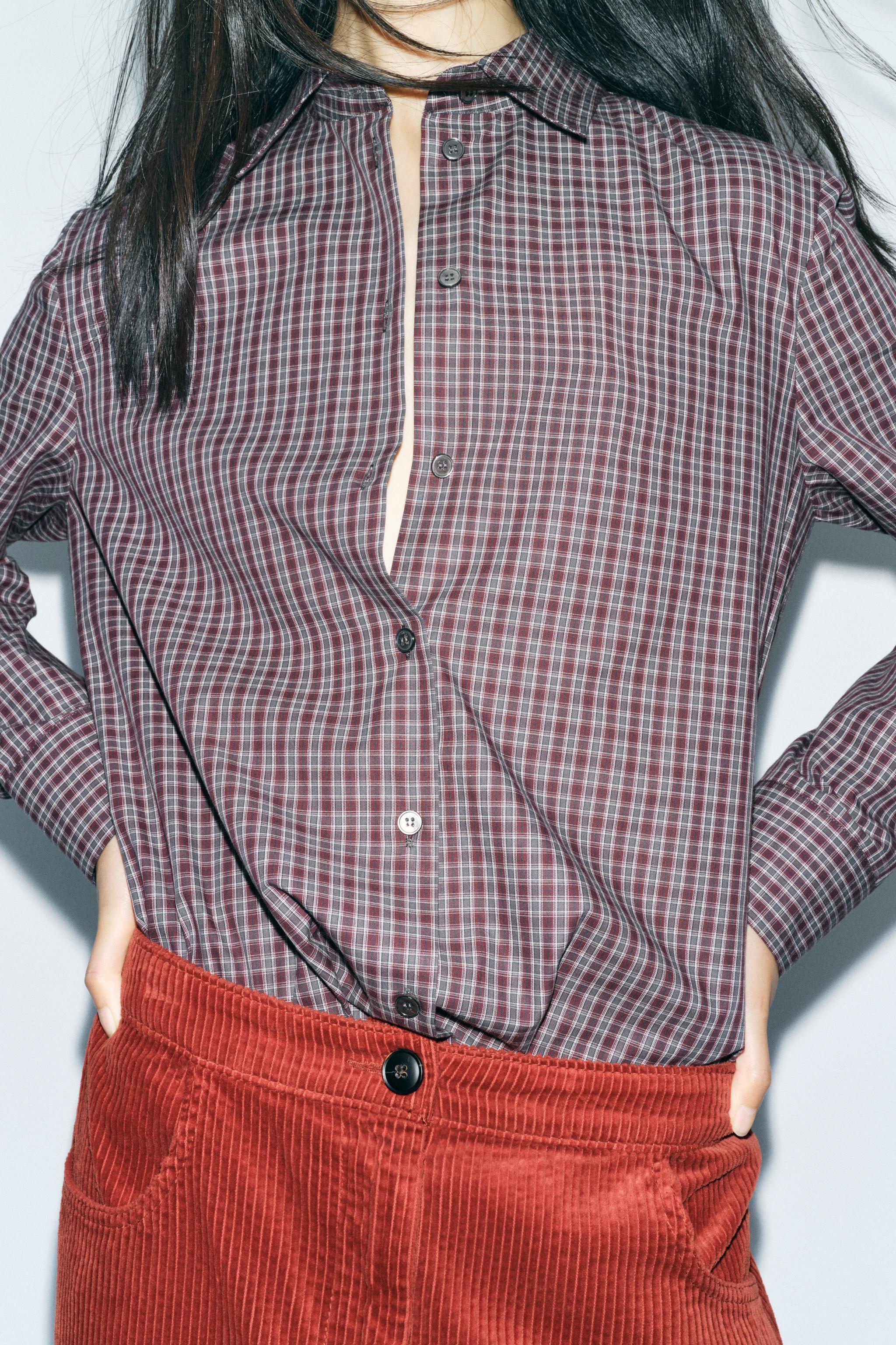 CHECKERED SHIRT ZW COLLECTION Product Image