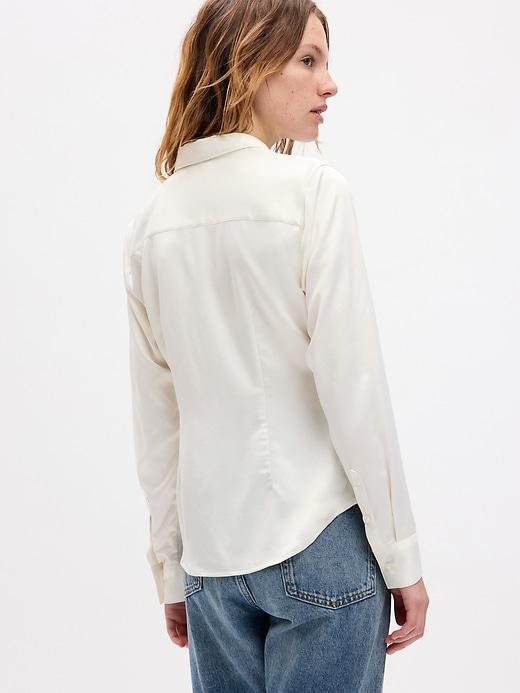 Satin Ruched Shirt product image