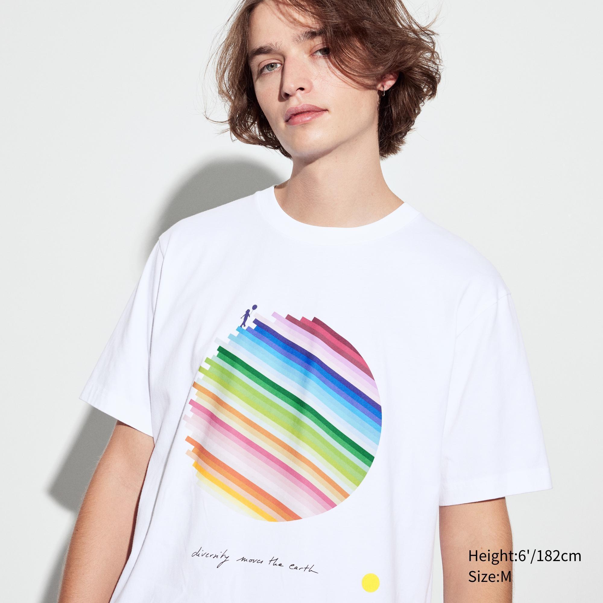 Peace For All Short-Sleeve Graphic T-Shirt (Emmanuelle Moureaux) White 3XL UNIQLO US Product Image