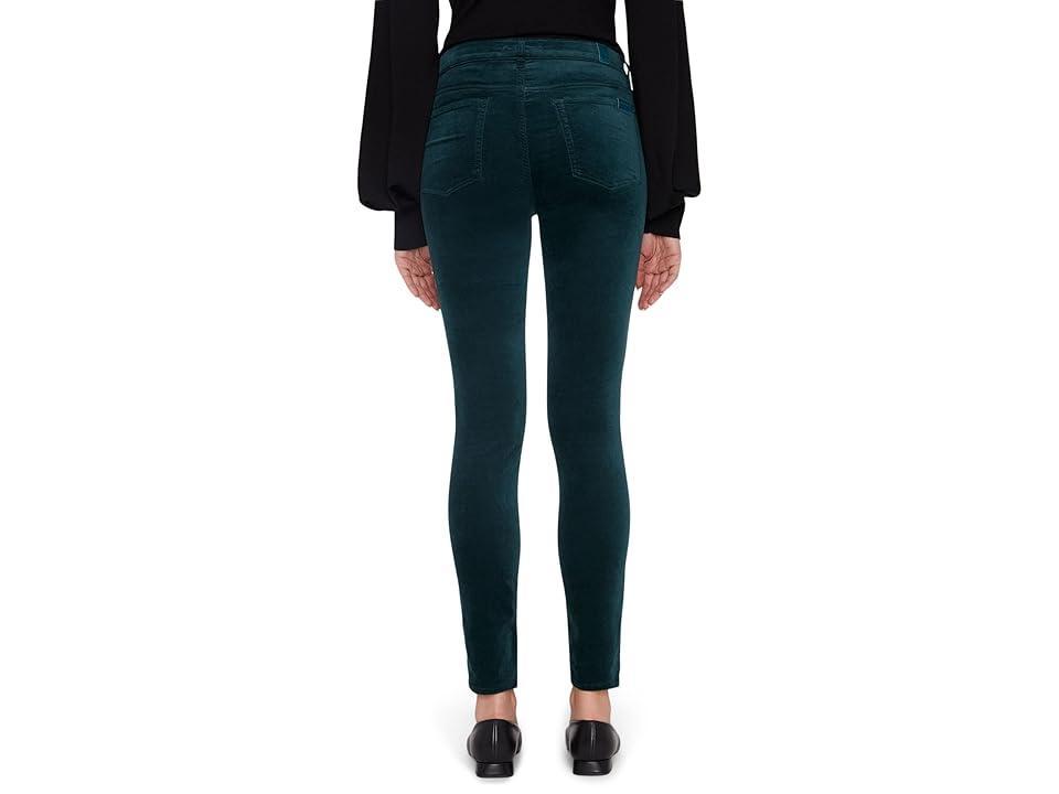 7 For All Mankind High-Waisted Skinny in Velvet Pine (Pine) Women's Jeans Product Image