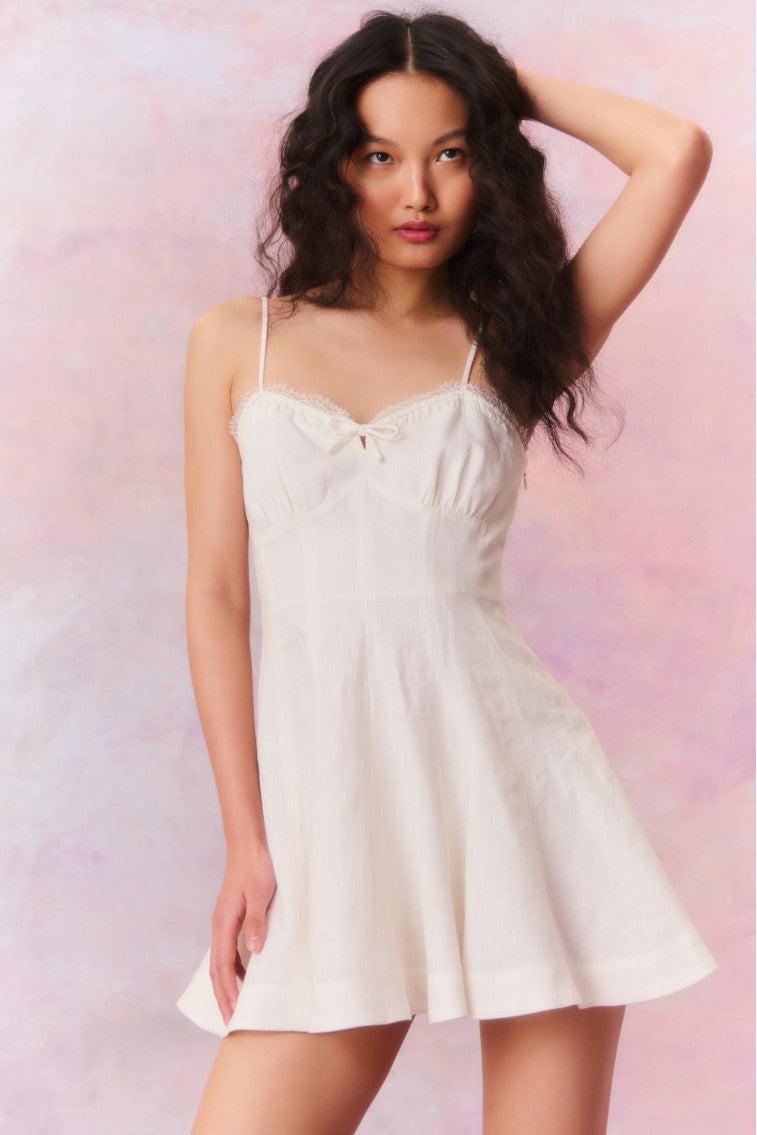 Shai Linen Mini Dress Product Image