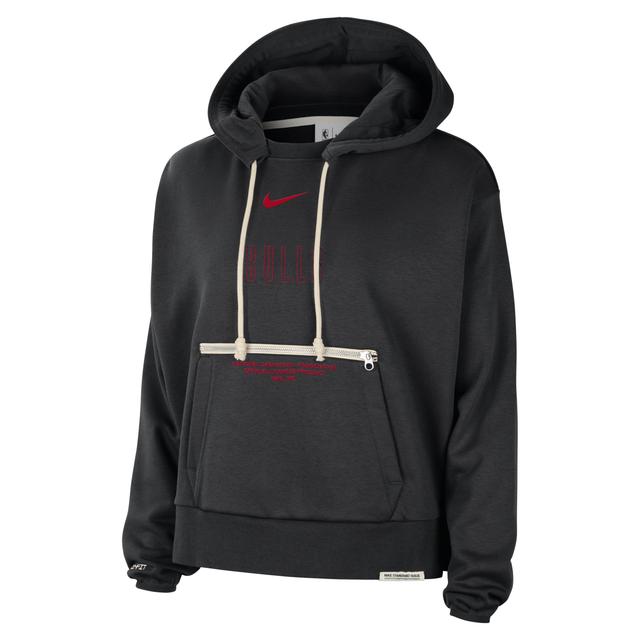 Chicago Bulls Standard Issue Nike Women's Dri-FIT NBA Pullover Hoodie Product Image