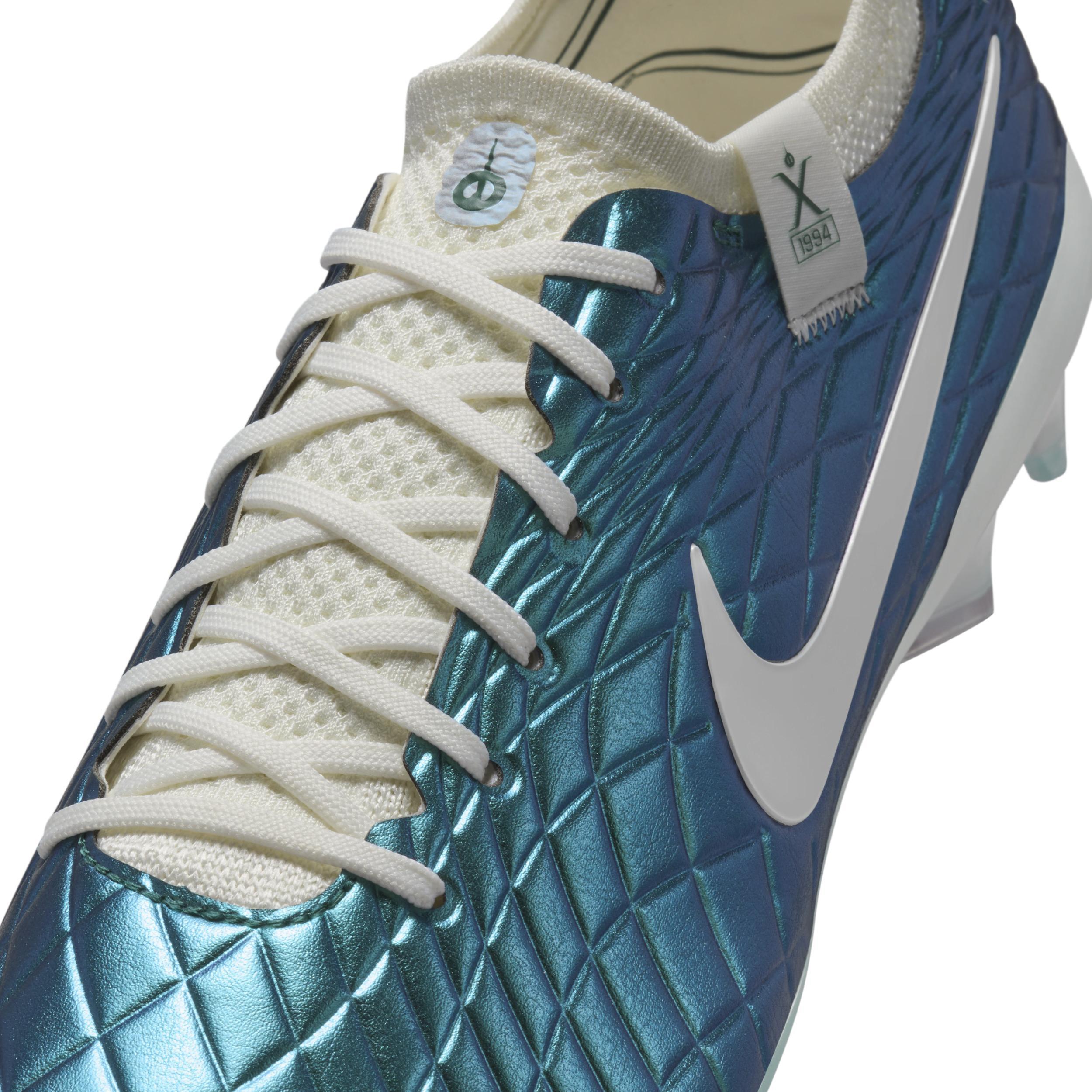 Nike Men's Tiempo Emerald Legend 10 Elite FG Low-Top Soccer Cleats Product Image