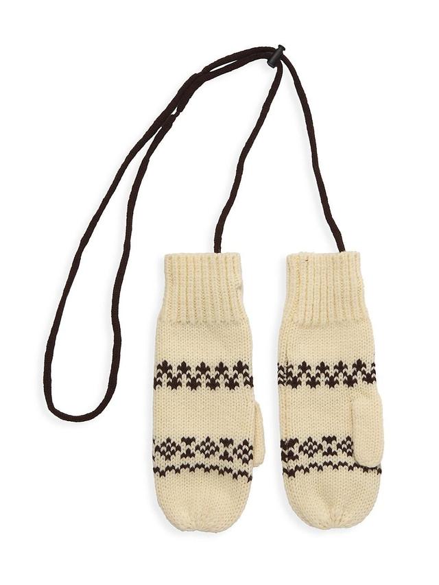 Womens Brooke Fair Isle Wool Mittens Product Image