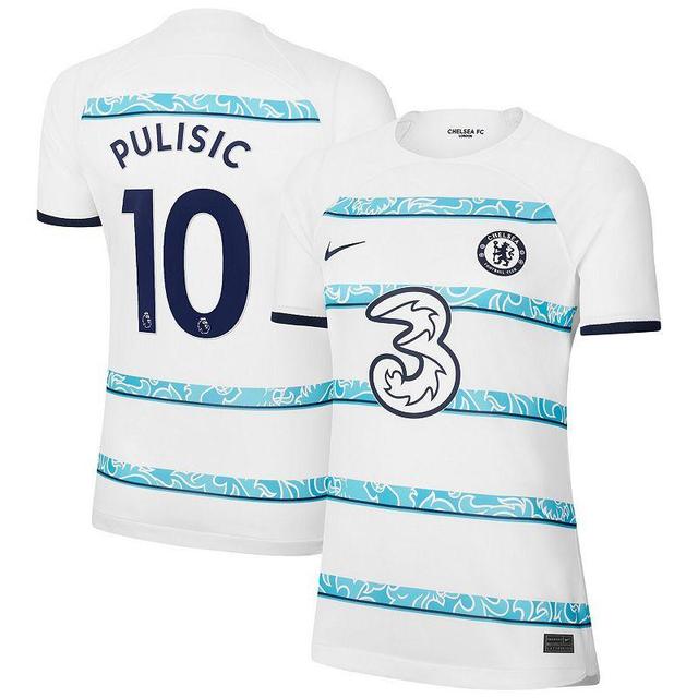 Womens Nike Christian Pulisic White Chelsea 2022/23 Away Breathe Stadium Replica Player Jersey Product Image