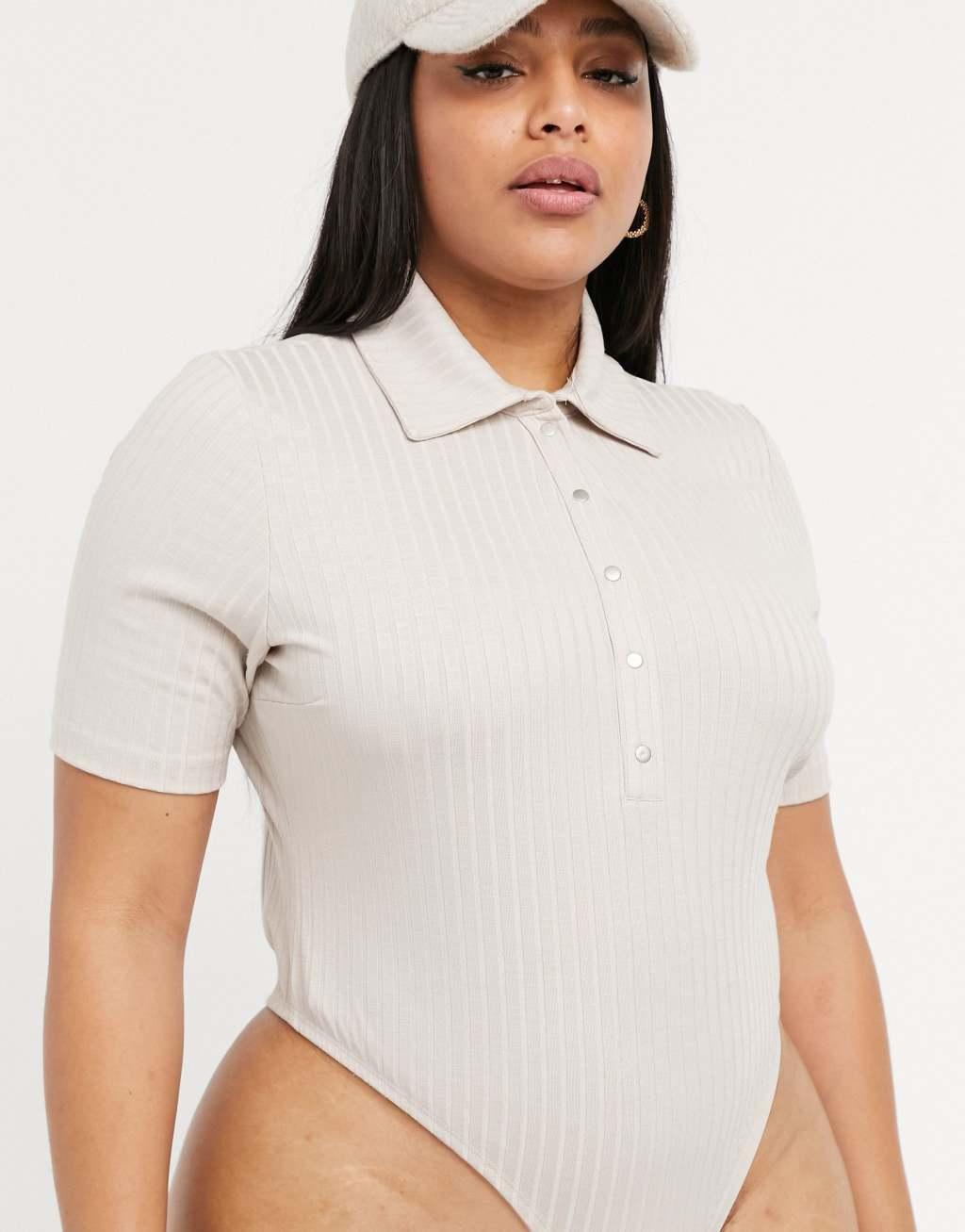 ASOS 4505 Curve polo bodysuit Product Image