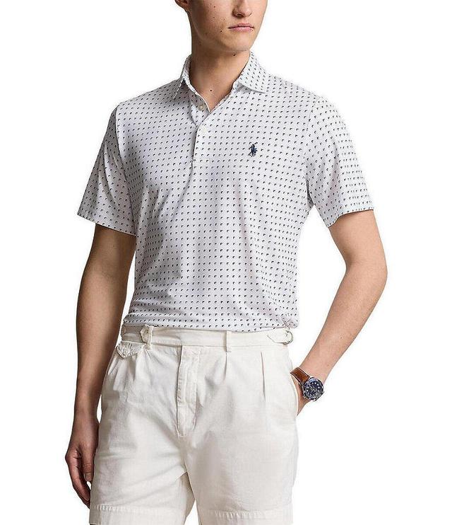 Polo Ralph Lauren Classic Fit Geometric Print Short Sleeve Polo Shirt Product Image