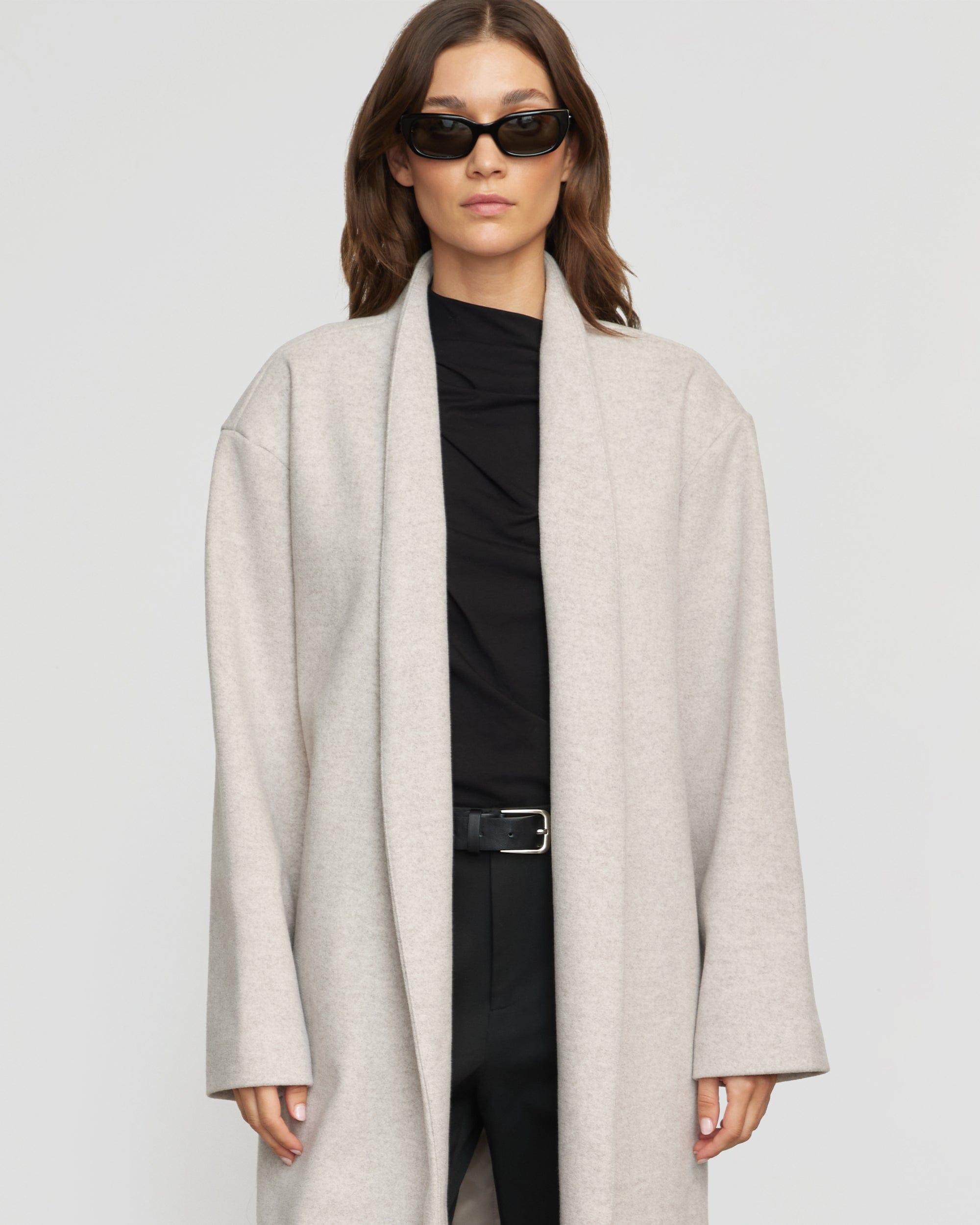 Reagan Oversized Tie-Front Coat Product Image