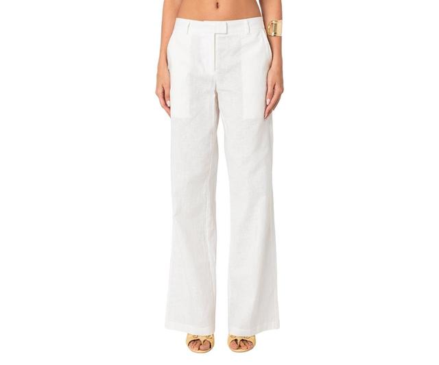 Edikted Womens Arya linen look pants Product Image