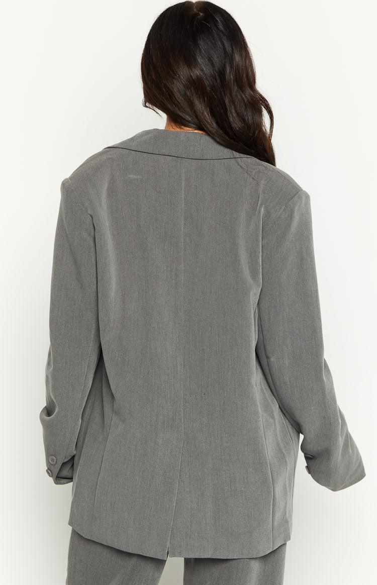 Allure Grey Blazer Product Image