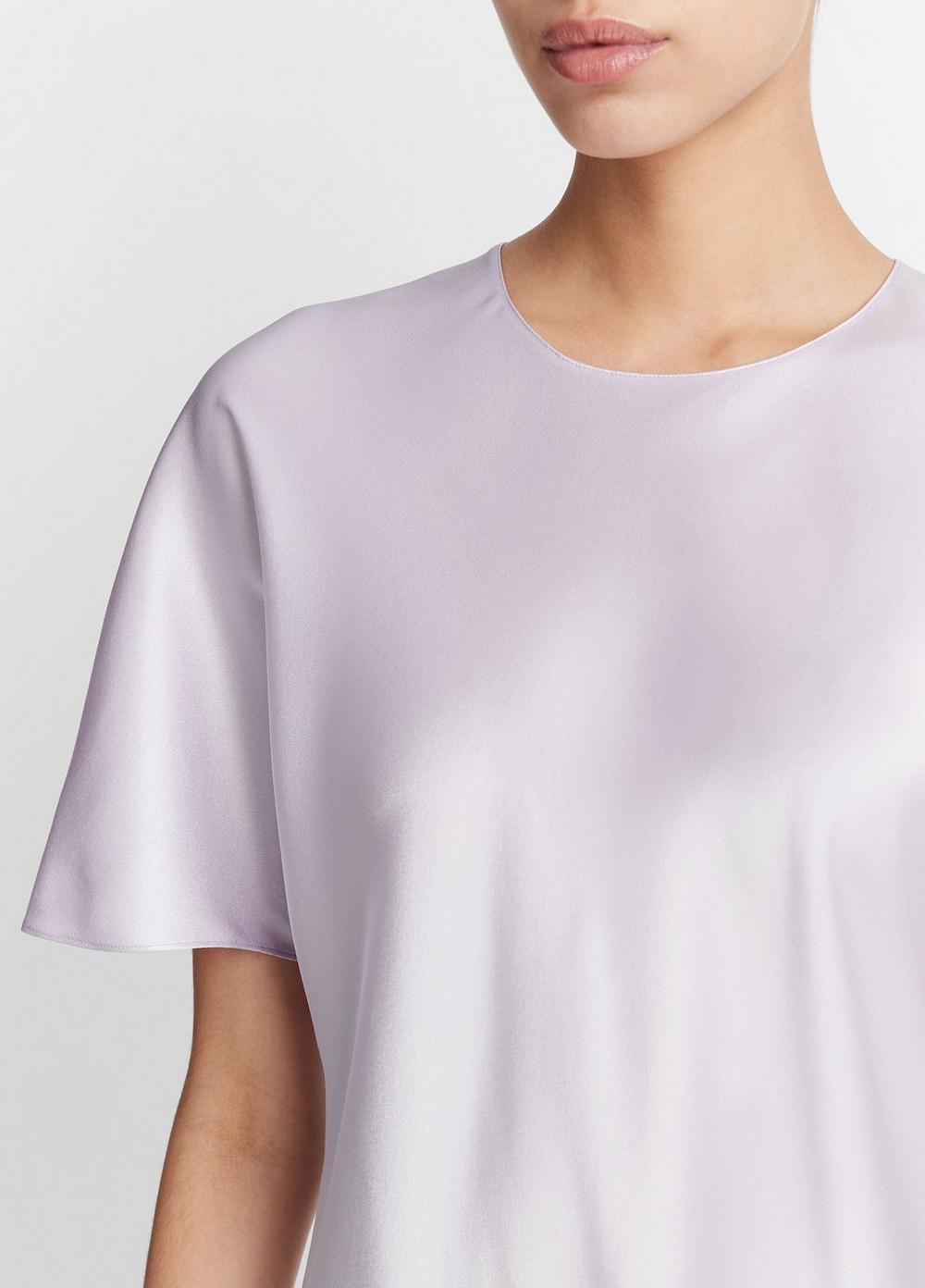 Silk Satin Bias T-Shirt Product Image