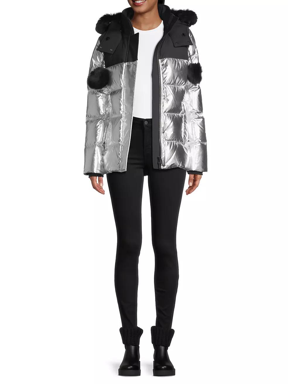 3Q Metallic Down Puffer Jacket Product Image