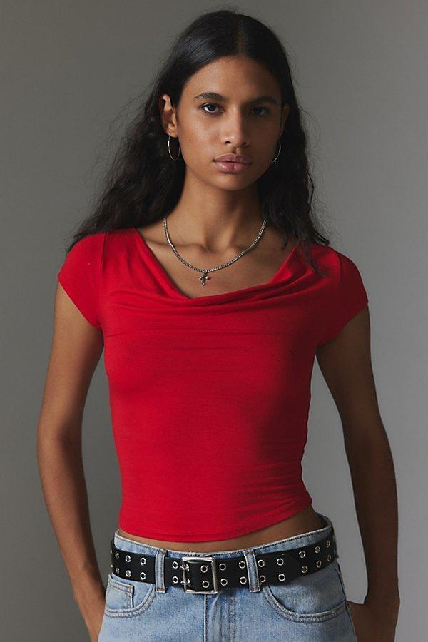 Silence + Noise Lara Cowl Neck Top Womens at Urban Outfitters Product Image