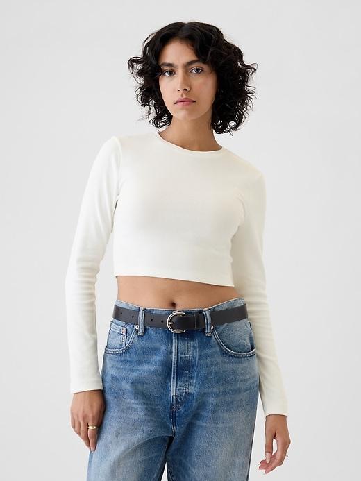 Modern Rib Cropped T-Shirt Product Image