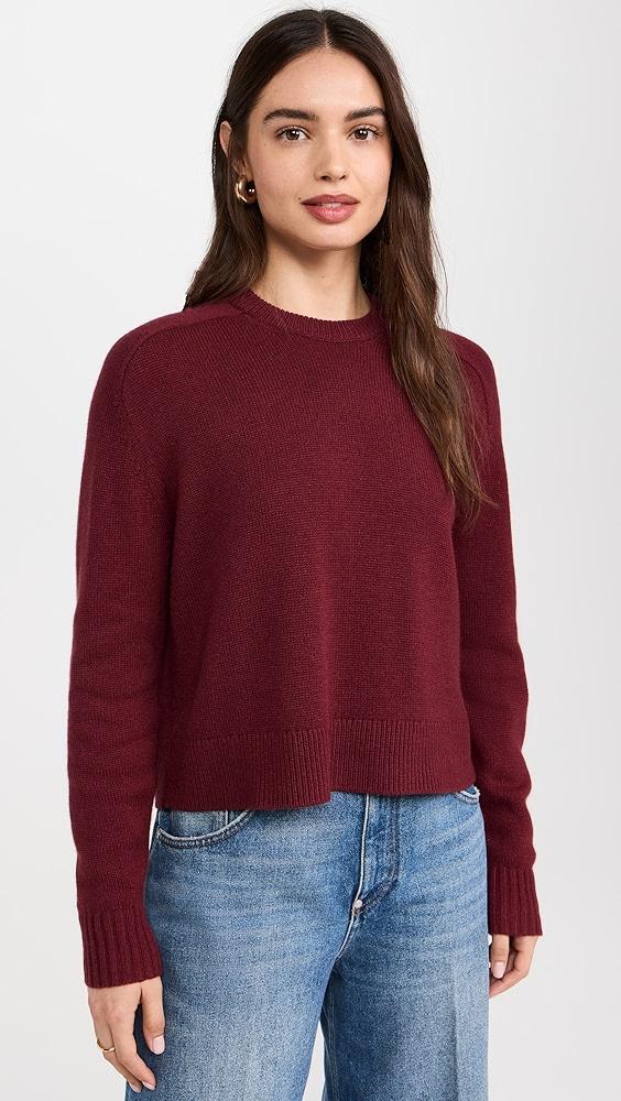 Theory Cropped Cashmere Pullover Sweater | Shopbop Product Image