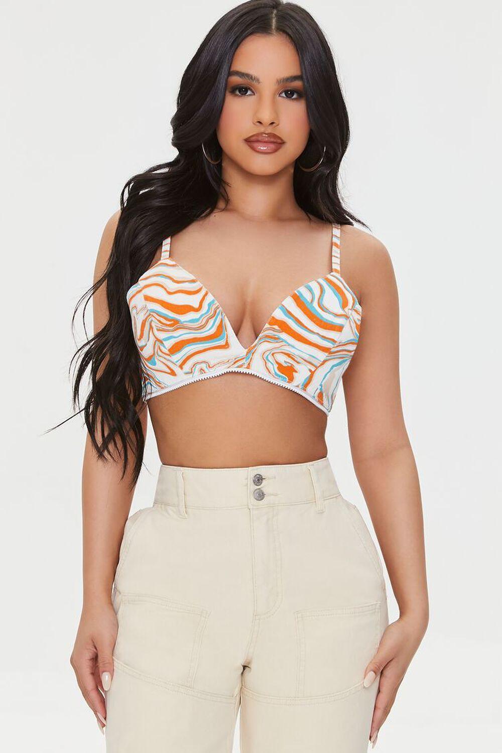 Abstract Print Crop Top | Forever 21 Product Image