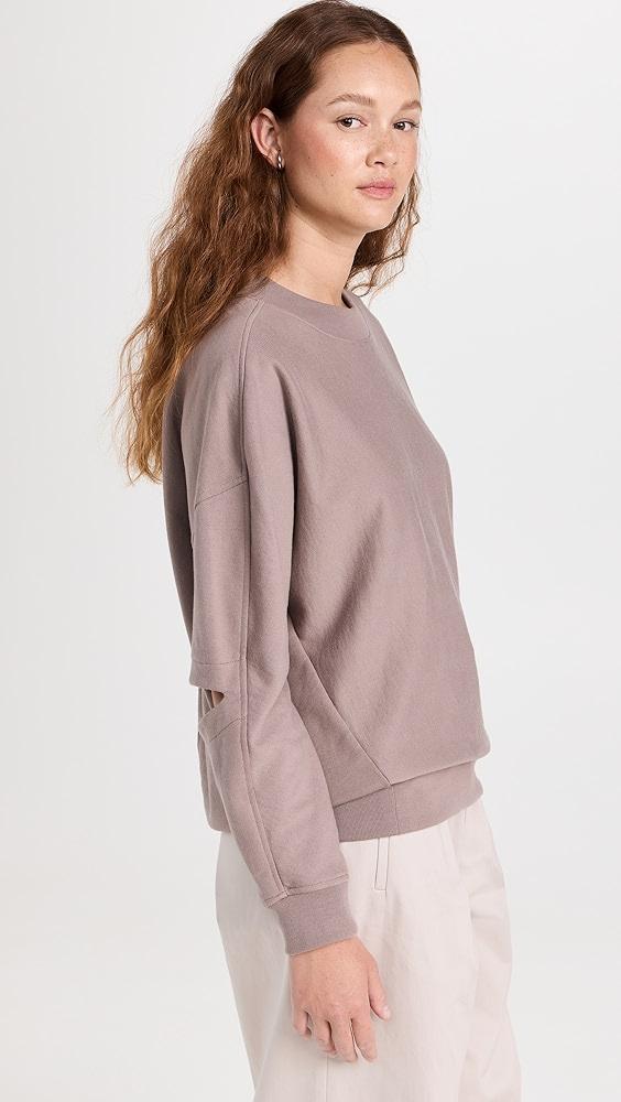 Tibi Cocoon Crew Neck Sweatshirt | Shopbop Product Image