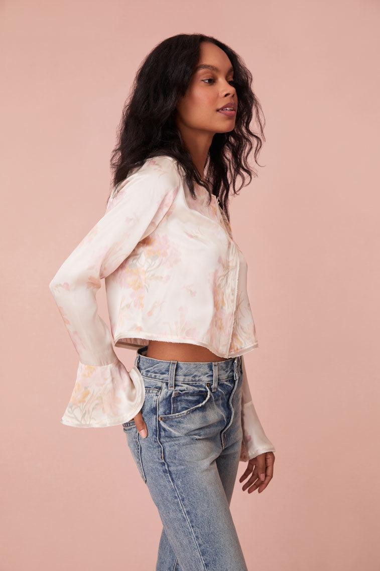 Lyndon Floral Bell Sleeve Top Product Image