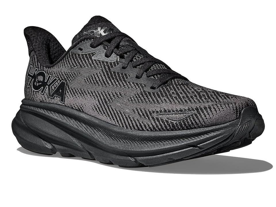 Hoka Men's Clifton 9 Black) Men's Shoes Product Image