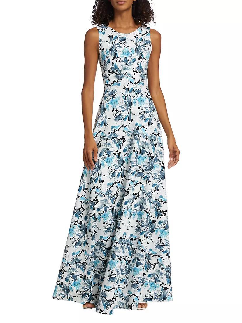 Cardi Printed Gown Product Image