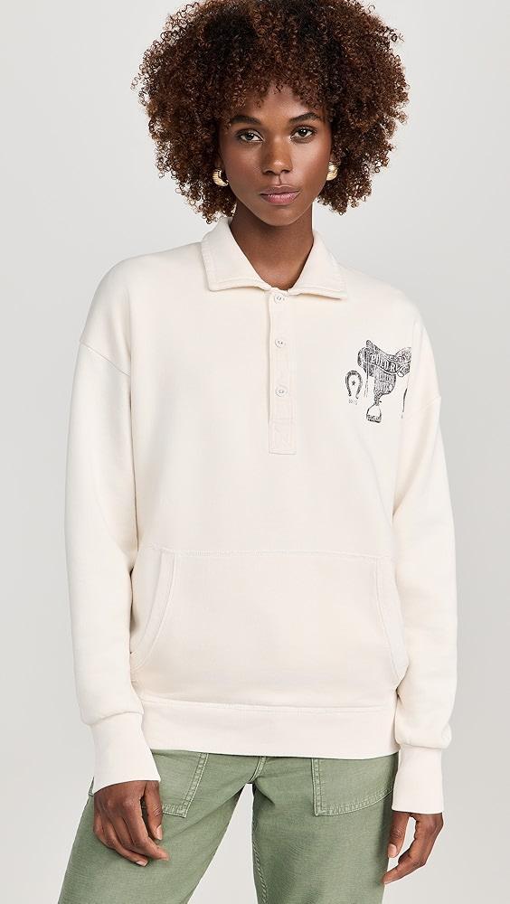 Polo Ralph Lauren Western Button Front Sweatshirt | Shopbop Product Image