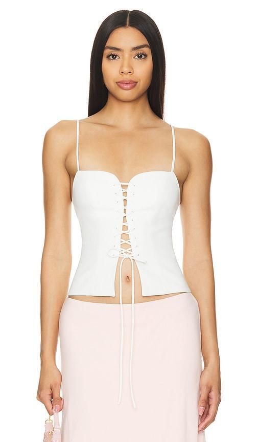 Lovers and Friends Esme Top in White Product Image