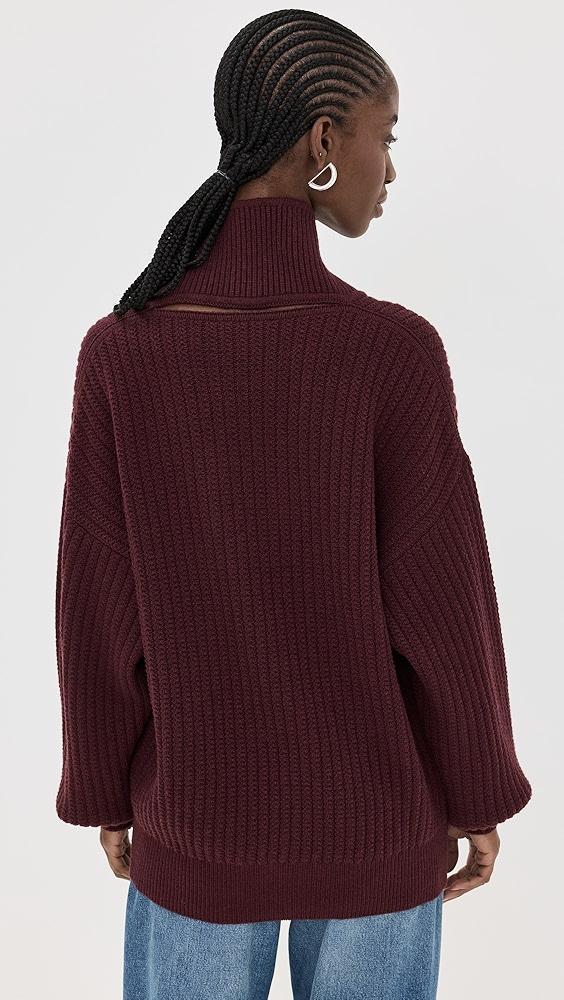 Victoria Beckham Shawl Neck Sweater | Shopbop Product Image