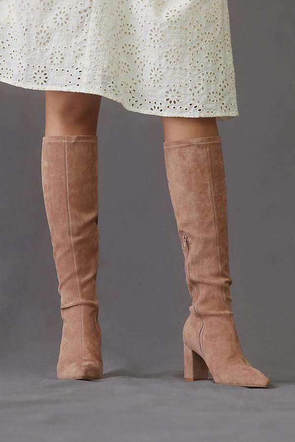 Silent D Comess Knee-High Boots By Silent D in Beige Size 38 w Product Image