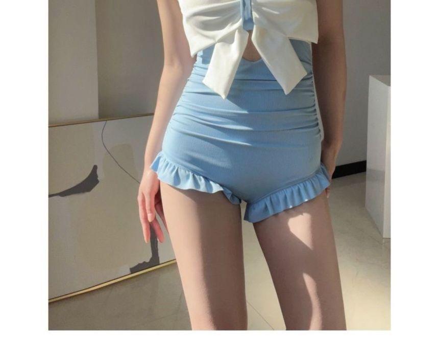 Bow Ruffle Swimsuit Product Image